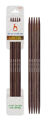 Pony Laurel Double Pointed Knitting Needles – 20 cm, 4.50 mm