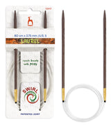 Pony Laurel 360° Glydon Swirl Fixed Circular Knitting Needles – 80 cm, 3.75 mm