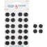 Pony Snap Fasteners, Black, No. 7 – 15 mm / 24 pcs