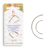 Pony Curved Mattress Needles – Plain Eye, No. 2–4