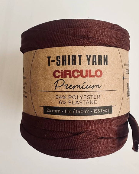 Circulo Premium T-shirt Yarn – debela preja iz mešanice poliestra, 140m / 270g