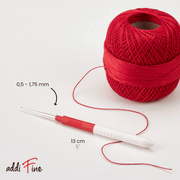 addi Fine Yarn Crochet Hook 13 cm | 0.5 - 1.75 mm | 113 - 7 - Leo Hobby