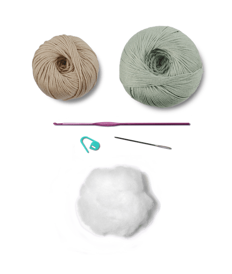 Circulo Amigurumi Crochet Kit - Lovey Blanket - All Included, Easy Instructions - Crochet Set for Intermediate - Animal Crochet Kit, Premium Amigurumi Yarn for Crocheting - Bear - Leo Hobby