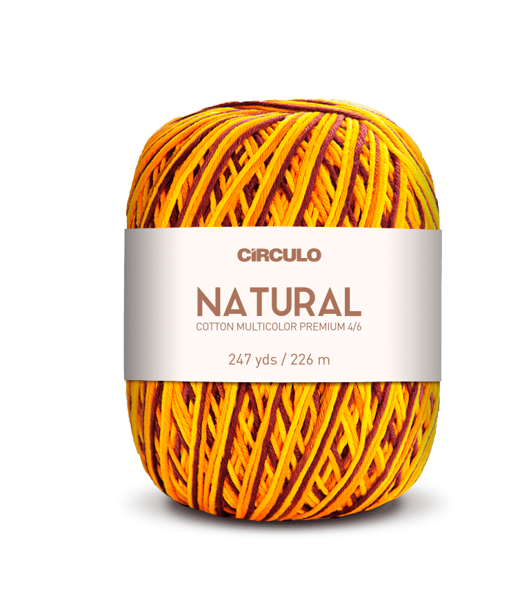 Circulo Barroco Multicolor Premium 4/6, 100% Cotton Yarn for Crochet and Knitting, 226m/200g - Leo Hobby Marketplace