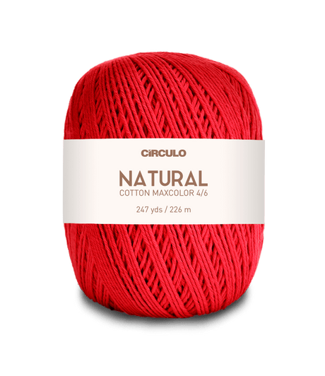Circulo Natural Cotton Maxcolor (Barroco) 4/6 100% Cotton Yarn for Crochet and Knitting, 226m/200g - Leo Hobby Marketplace