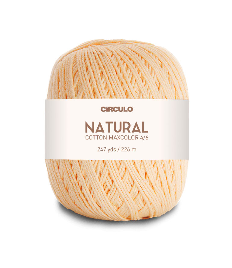 Circulo Natural Cotton Maxcolor (Barroco) 4/6 100% Cotton Yarn for Crochet and Knitting, 226m/200g - Leo Hobby Marketplace