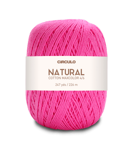 Circulo Natural Cotton Maxcolor (Barroco) 4/6 100% Cotton Yarn for Crochet and Knitting, 226m/200g - Leo Hobby Marketplace