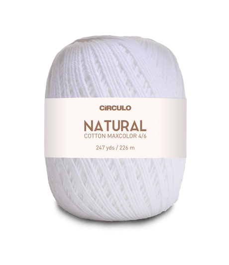Circulo Natural Cotton Maxcolor (Barroco) 4/6 100% Cotton Yarn for Crochet and Knitting, 226m/200g - Leo Hobby Marketplace