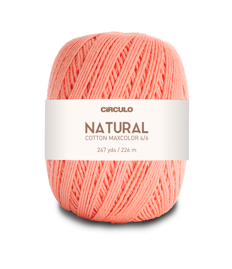 Circulo Natural Cotton Maxcolor (Barroco) 4/6 100% Cotton Yarn for Crochet and Knitting, 226m/200g - Leo Hobby Marketplace