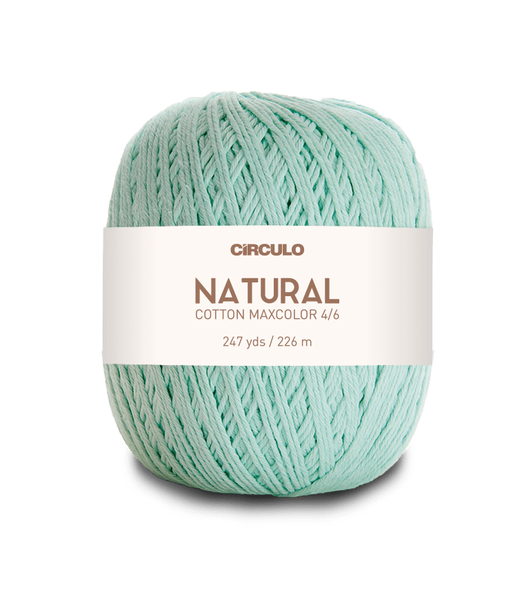 Circulo Natural Cotton Maxcolor (Barroco) 4/6 100% Cotton Yarn for Crochet and Knitting, 226m/200g - Leo Hobby Marketplace