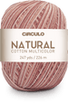 Circulo Natural Cotton Multicolor 4/6, 100% Cotton Yarn for Crochet and Knitting, 226m/200g - Leo Hobby Marketplace