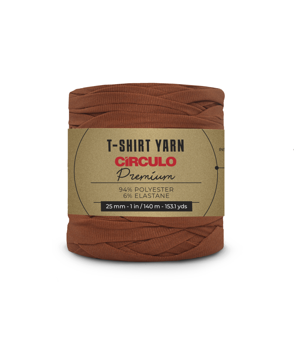 Circulo Premium T-shirt Yarn for Crocheting and Knitting, Bulk Yarn 140m/270g - Leo Hobby