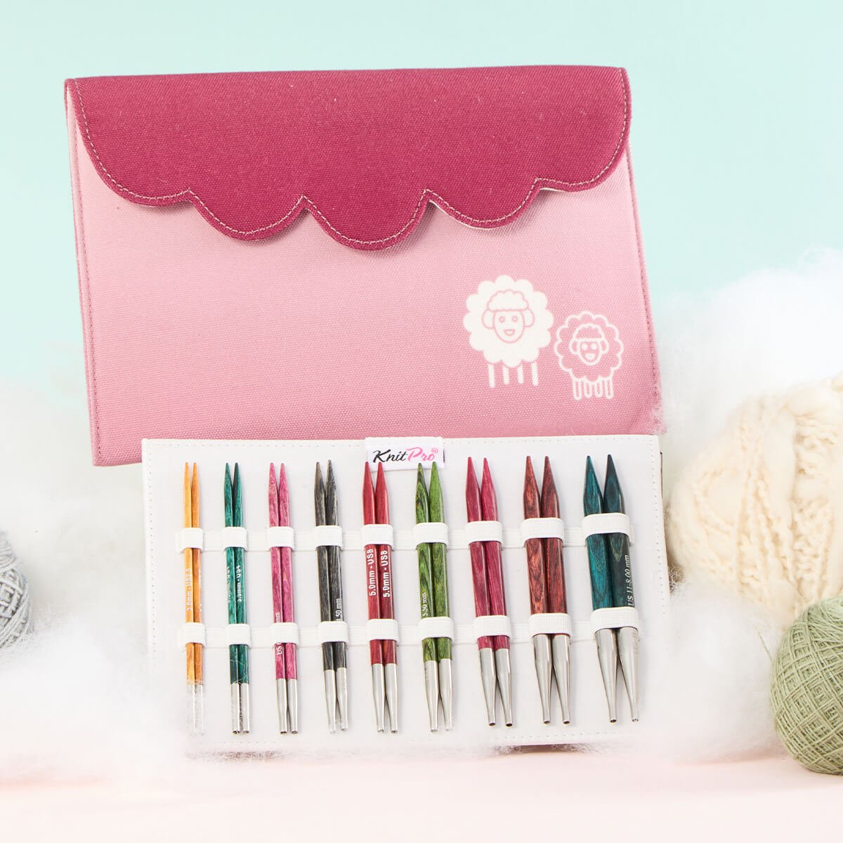 Dreamz Deluxe Interchangeable Needle Set 3,00 – 8,00 mm 13 cm | Knitpro 200633 - Leo Hobby Marketplace