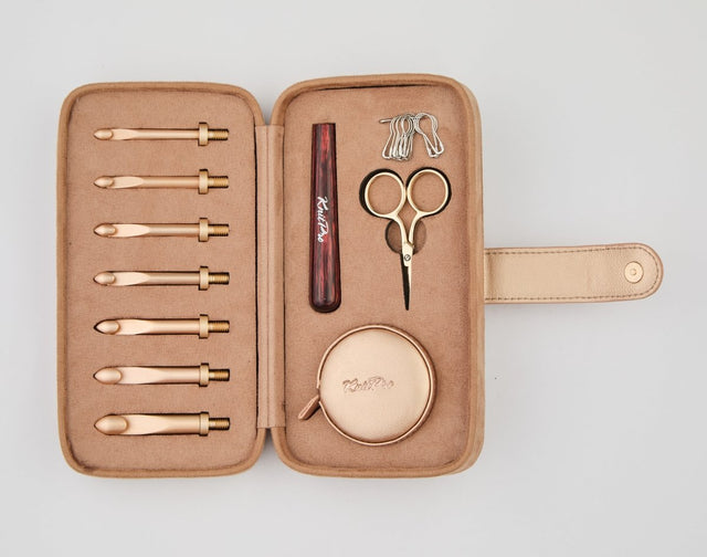 KnitPro Oasis Chunky Interchangeable Crochet Hook Set (5.5–10.0 mm) - Leo Hobby