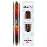 KnitPro Symfonie 2 double pointed knitting needles, 3.75 mm