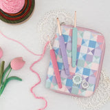 KnitPro VYBE ergonomic crochet hooks with multicolour fabric case
