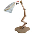Nurge adjustable wooden floor stand for embroidery.