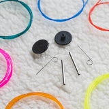 KnitPro Cord Connectors for effortless cable linking.