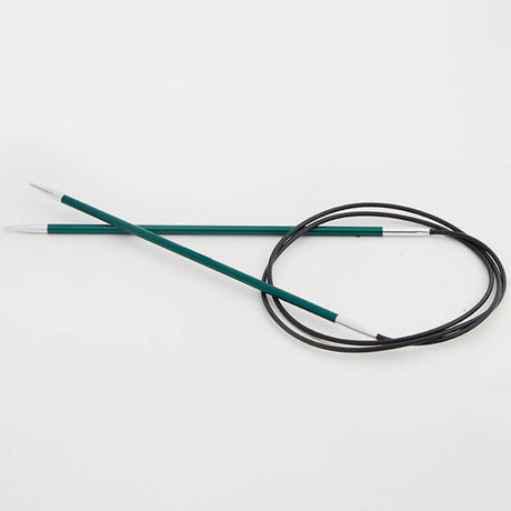 KnitPro Zing Circular Needles, fixed and durable